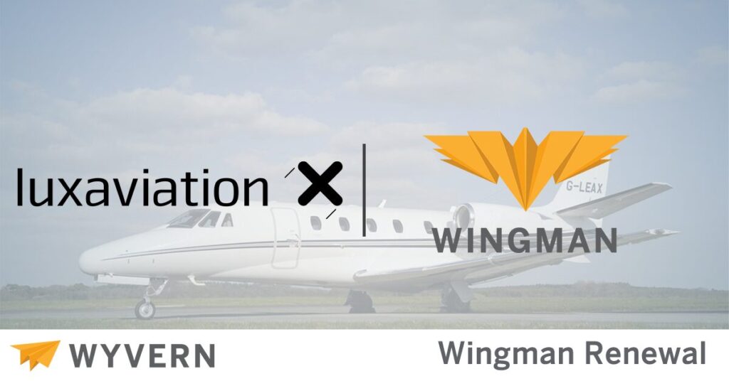 Luxaviation UK WYVERN Wingman Renewal